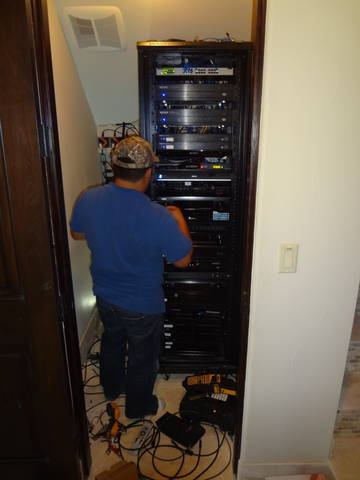 Finishing the home automation system in houston home