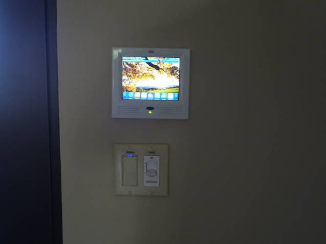 houston smart home control in wall